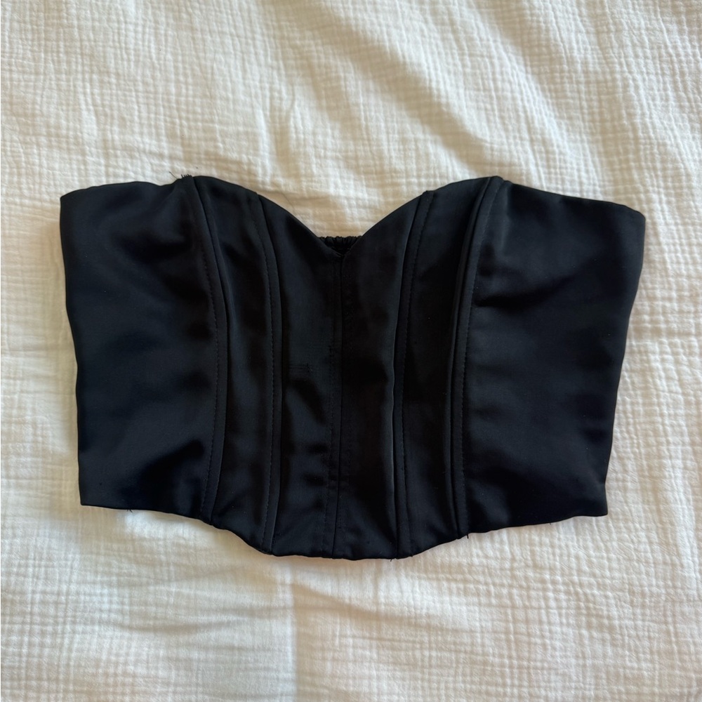 Zara Black Corset Top